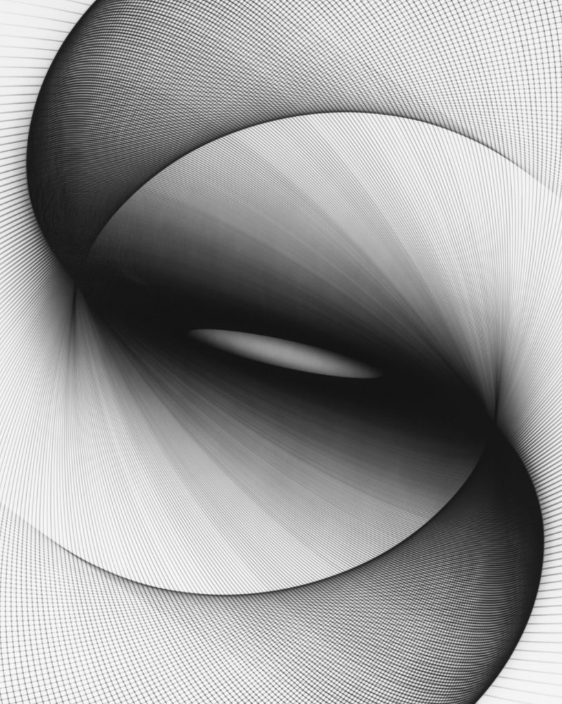 Test of Harmonograph,#19402-02_25X20cm_gelatin silver print.selenium toned_2019