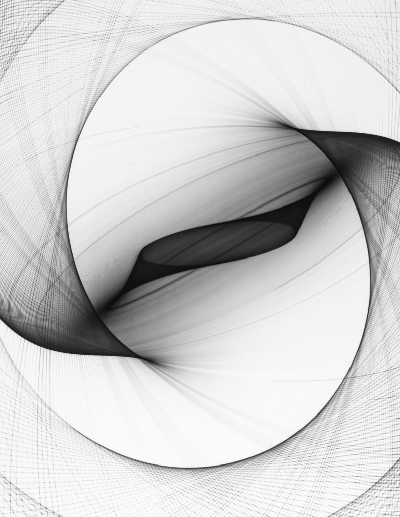 Test of Harmonograph,#19402-04_25X20cm_gelatin silver print.selenium toned_2019